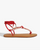 Claire Sandal - Ultra Red White