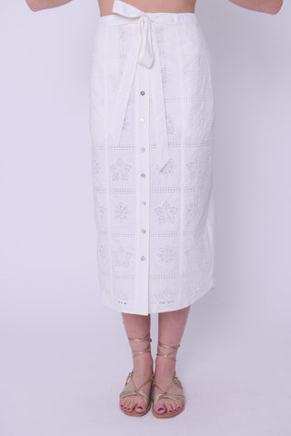 Nylah Skirt - White