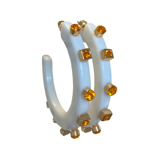 Large City Girl Hoop - Citrus