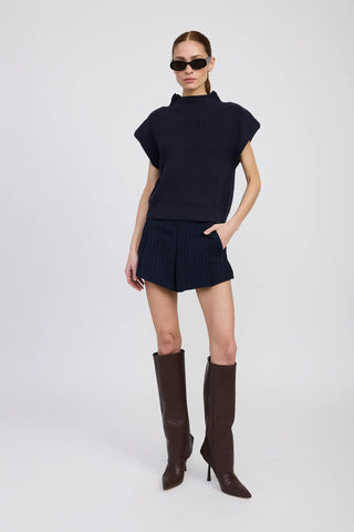 Karalie Knit Top - Navy