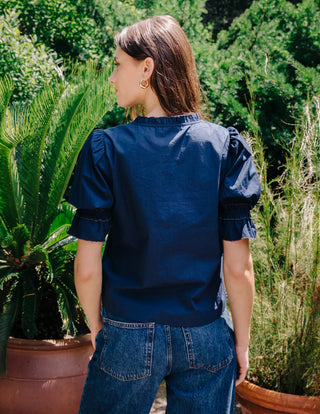 Sophie Top - Pagent Blue