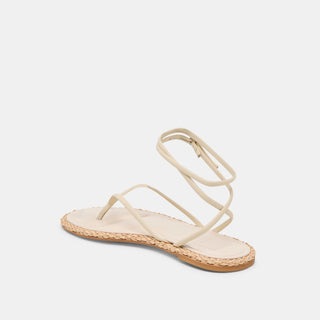 Cove Sandal - Off White Leather