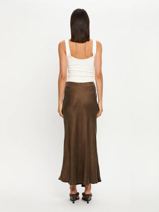 Jaxon Midi Skirt - Mocha