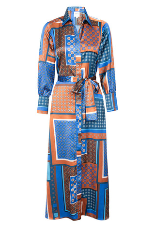 Herminia Dress - Tile Patchwork