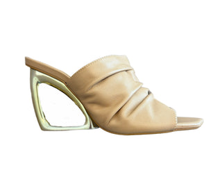 Aspen Heel - Camel Leather