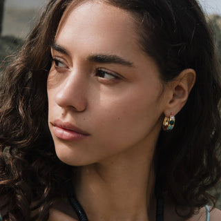 Petra Huggie Hoop - Multi