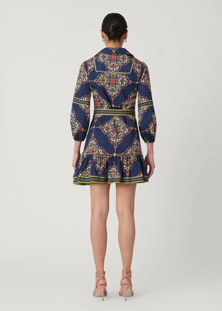 Evans Dress - Navy Multi