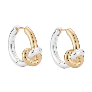 Allison Hoops - Gold Silver