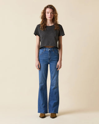 Farah Flare High-Rise - Bohemian Blur