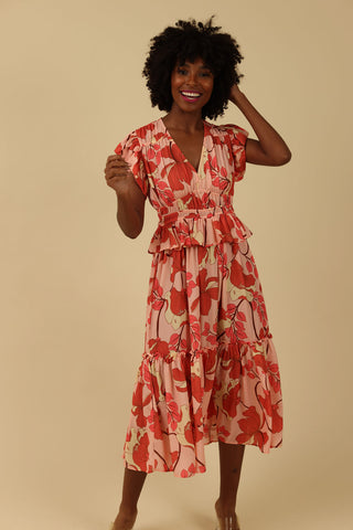 Alexa Dress - Sorbet Bloom