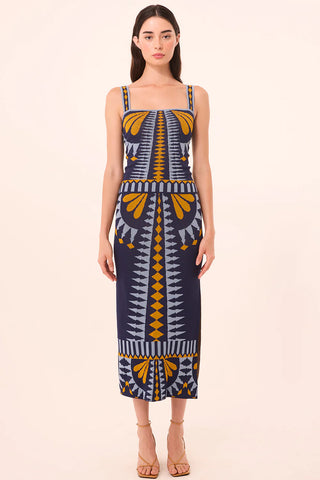 Keyah Skirt - Butterfly Jacq Knit