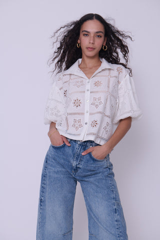 Cassia Top - White