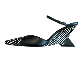 Paxt Heel - Zebra Hair Calf