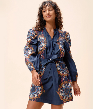 Ivana Mini Dress - Venezia Blue