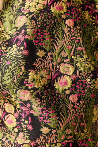 Cindy Mini Dress - Black Floral Multi