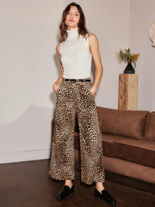 Leopard Rylee Cropped Pants