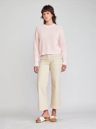 Aria High-Waist Pant - Oatmeal
