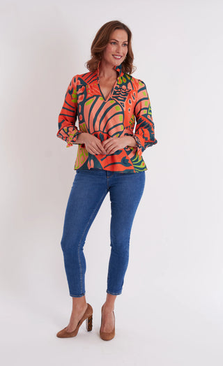 Aspen Blouse - Paddle Pumpkin