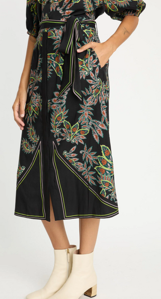 Claudette Skirt - Paisley Forest