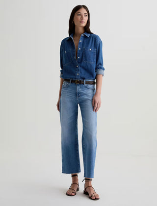 Saige Wide Leg Crop - Rosarito