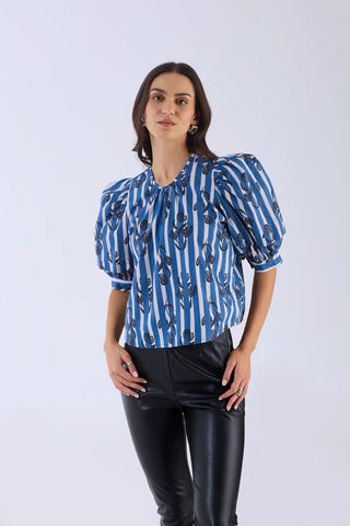 Lilly Top - Haven Blue