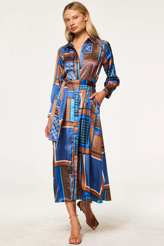 Herminia Dress - Tile Patchwork