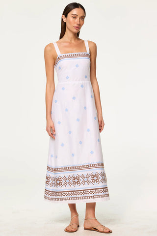 Aria Dress - Embroidered Cotton
