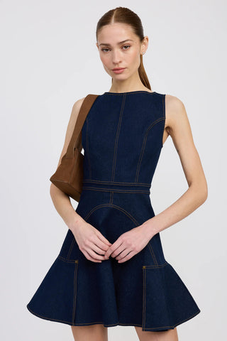 Seraphina Mini Dress - Indigo