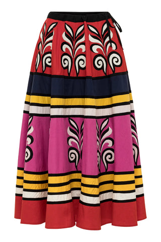 Applique Skirt - Multi